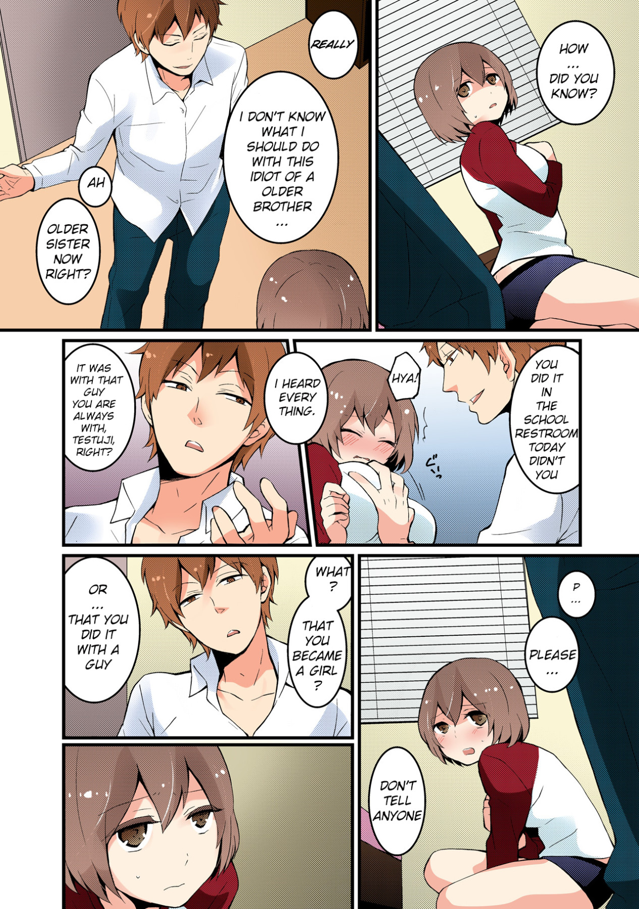 Hentai Manga Comic-Totsuon! Since I've Abruptly Turned Into a Girl, Won't You Fondle My Boobs?-Read-25